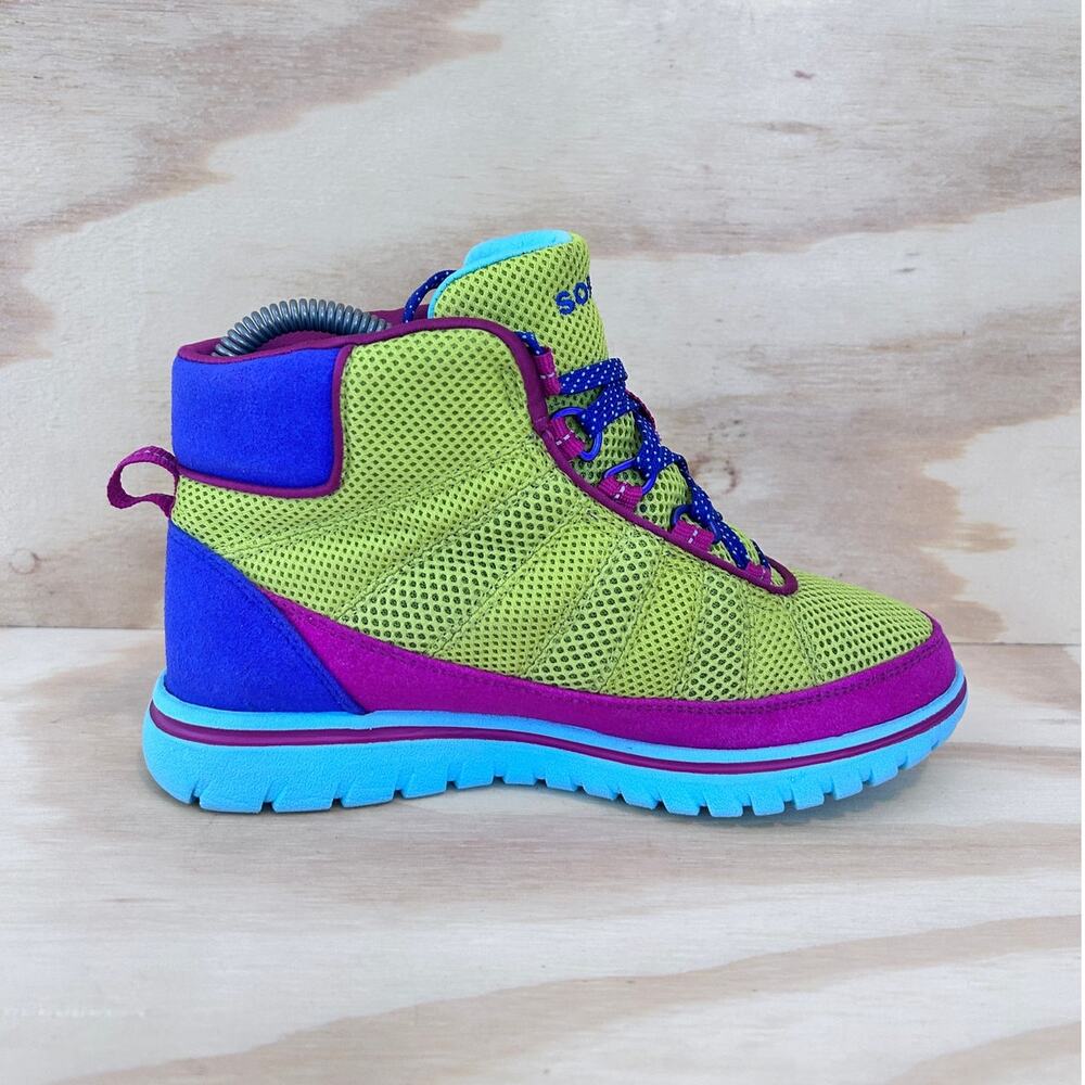 Sorel - Tivoli Go High - Winter Boots - Yellow/Pink - Women's - 5 - NL2168-367 - Picture 5 of 9